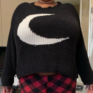 HotTopic Crescent moon sweater